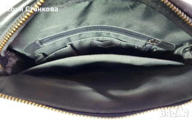 STRELLSON - Мъжка чанта за през рамо - естествена кожа, снимка 9 - Чанти - 51296798