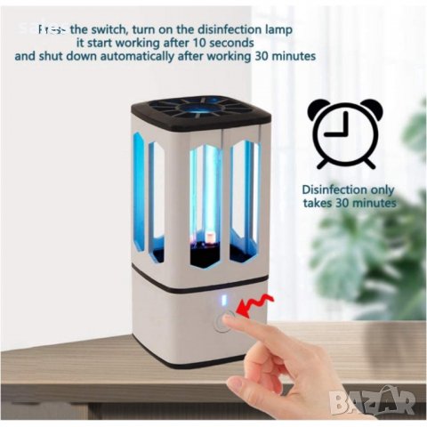 Дезинфекцираща ултравиолетова лампа UV, снимка 3 - Други стоки за дома - 29819471