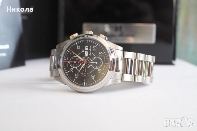 JEAN MARCEL Astrum Chrono Automatic, модел 360.266.33, реф. 160.266 - нов, снимка 9 - Мъжки - 52348552