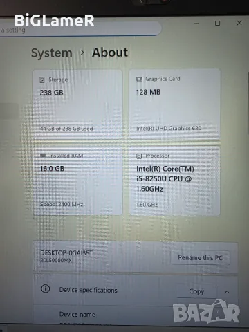 Lenovo ThinkPad T480, Core i5, 16GB DDR4, 250GB NVME, 14" FullHD, снимка 14 - Лаптопи за работа - 56182792