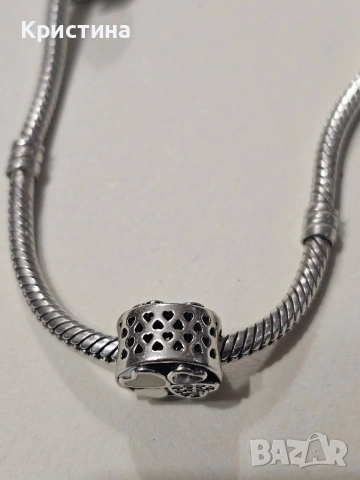 Сребърни талисмани тип Пандора, снимка 8 - Гривни - 53844846
