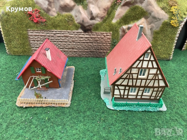 Къщи и сгради за макет на влак диорама H0 1:87 ЖП моделизъм, снимка 3 - Колекции - 52875248