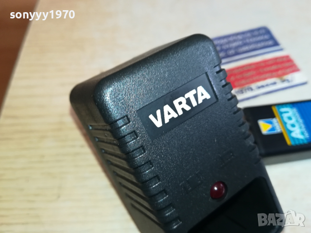 VARTA CHARGER+VARTA 9V BATTERY-ВНОС SWISS 1603241719, снимка 6 - Друга електроника - 44794701