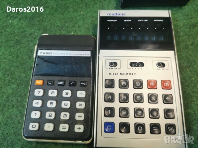 Два броя калкулатори Casio и Realtone , снимка 11 - Антикварни и старинни предмети - 39326789