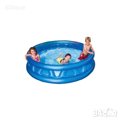 Кръгъл надуваем басейн с 3 въздушни камери,уникална конструкция, снимка 5 - Други стоки за дома - 52888679