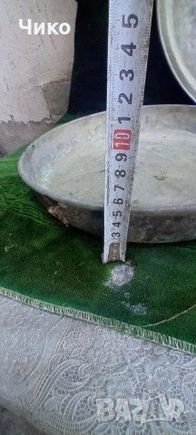 Стари бакърени тави , снимка 14 - Антикварни и старинни предмети - 54125986