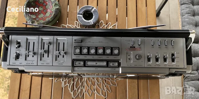 радиокасетофон SHARP GF 9191 E -SILVER (Japan), снимка 6 - Радиокасетофони, транзистори - 56303128