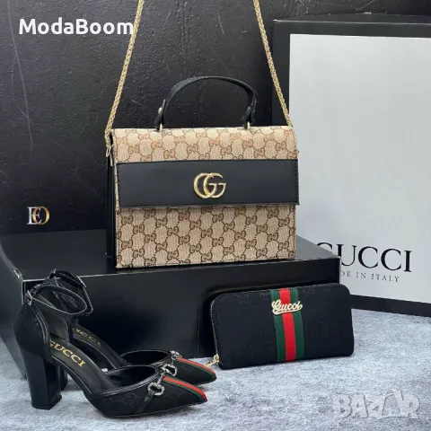 Gucci дамски комплекти, снимка 2 - Дамски елегантни обувки - 48180094