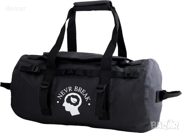 NEVR BREAK 42L Водоустойчива чанта - сак 50x25 см, черна, снимка 1 - Чанти - 42731376