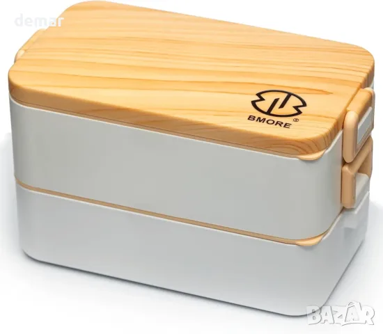 Кутия за храна BMORE Bento 1000 ml с отделения и прибори