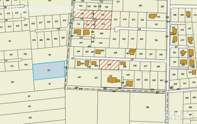 Продава се от собственик 2949кв. м. УПИ в град Пловдив до квартал Беломорски