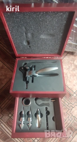 Бар сет лукс с автоматичен тирбушон

