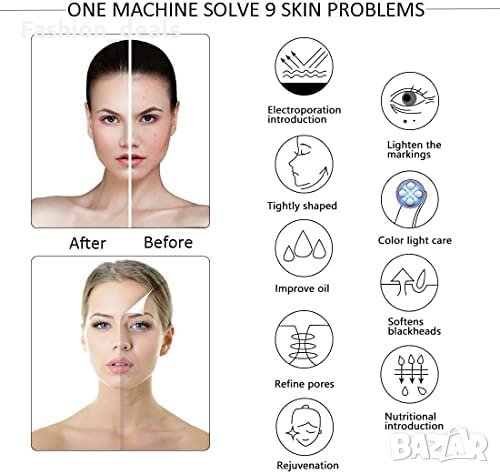 Нов Ултразвуков масажор за лице грижа за кожата Козметичен уред Красота, снимка 5 - Други - 40828687