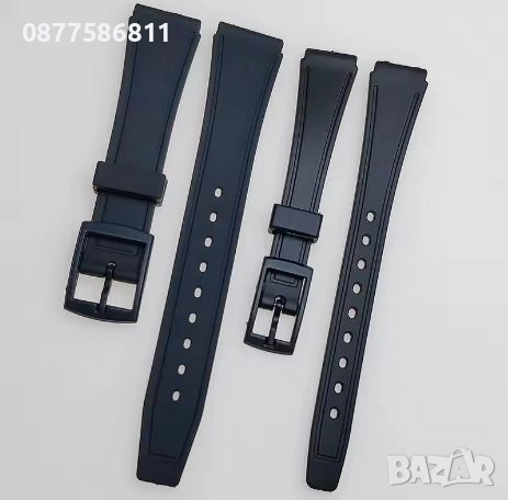 НОВА ЧЕРНА СИЛИКОНОВА ГУМЕНА КАИШКА ЗА ЧАСОВНИК Q§Q.СИЛИКОНОВИ ГУМЕНИ КАИШКИ ЗА ЧАСОВНИЦИ Q § Q QQ, снимка 2 - Каишки за часовници - 51613140