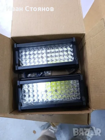 2 броя LED работни фарове 24 LED за джип, трактор, ATV, 4x4 – НОВИ