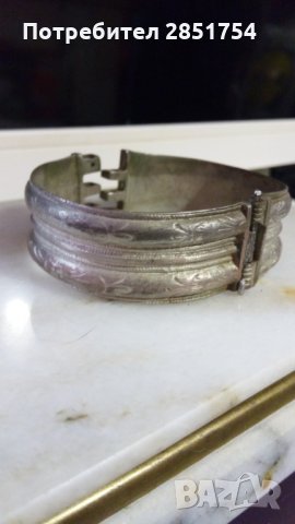 Възрожденска сребърна гривна  , снимка 8 - Антикварни и старинни предмети - 31709286