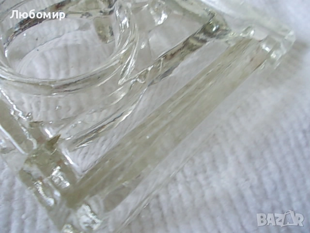 Старинна стъклена мастилница, снимка 7 - Антикварни и старинни предмети - 52288062