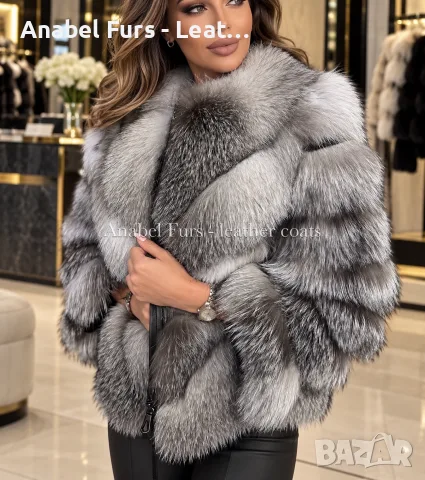 дамски палта от естествен косъм, снимка 9 - Палта, манта - 56337494