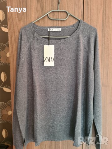 Дамски пуловер Zara, с етикет-XL, снимка 1 - Блузи с дълъг ръкав и пуловери - 42467370