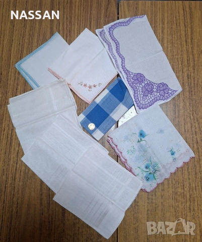 Нови памучни носни кърпички , снимка 4 - Хавлиени кърпи - 54347105