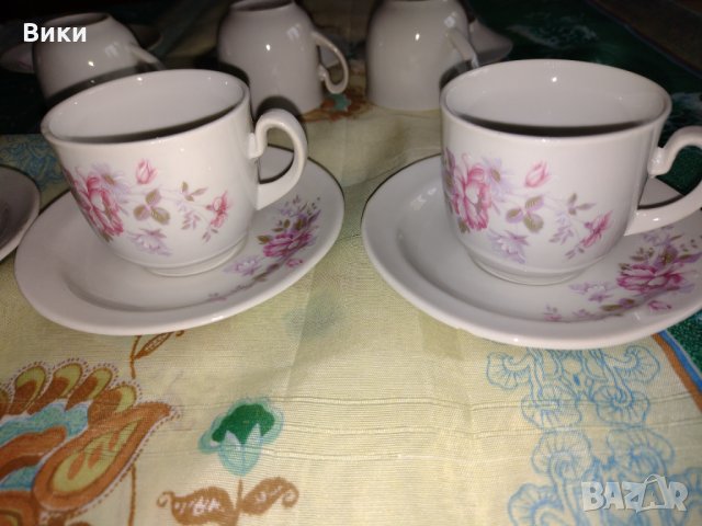 Сервиз за кафе European  Izida porcelain Изида , снимка 11 - Сервизи - 35029117