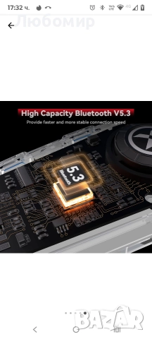 Интерком Bluetooth каска за мотоциклет, 40 мм, 800 mAh, IP67, снимка 4 - Аксесоари и консумативи - 52585257