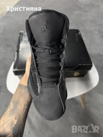 ПРОМОЦИЯ!!! Nike Air Jordan 13 Retro Black / Cap, снимка 2 - Спортни обувки - 56435123