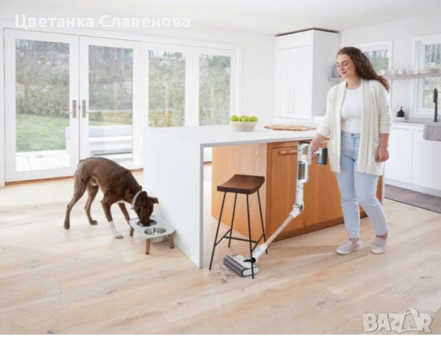 Безкабелна прахосмукачка Shark IW3612EU DetectClean & Empty Flexwand, 240W, 18V, 0.42L, 60 мин. , снимка 5 - Прахосмукачки - 54085327