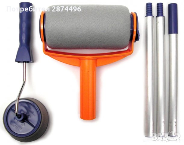 0840 Голям+малък валяк за боядисване с резервоар, снимка 2 - Други стоки за дома - 30930068