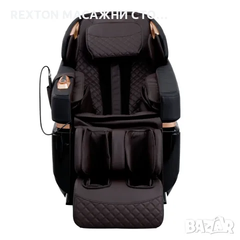 Професионален Масажен Стол REXTON Z22-BR с 3D, Шиацу масаж и Суинг крачна секция, снимка 3 - Масажори - 55844190