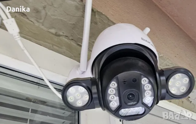 Външна камера NEW 496 iCsee 4MP ULTRA HD Waterproof 360 – Цветно нощно виждане, двупосочен звук, снимка 4 - Камери - 49940712
