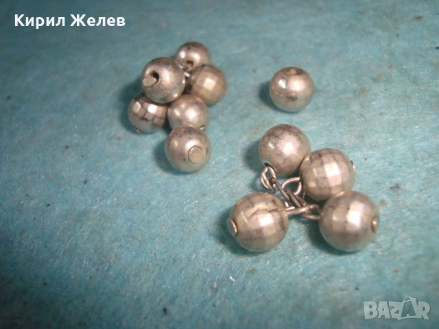 Лот СРЕБРИСТИ ТОПЧЕСТИ ФАСЕТИРАНИ АРТ ВИСУЛКИ за ХЕНД-МЕЙД БИЖУТА УКРАСА 27427, снимка 3 - Други - 35100899