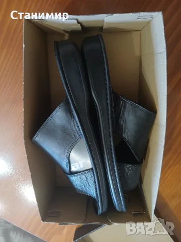 Продавом мъжки кожени чехли, снимка 2 - Мъжки чехли - 56129781