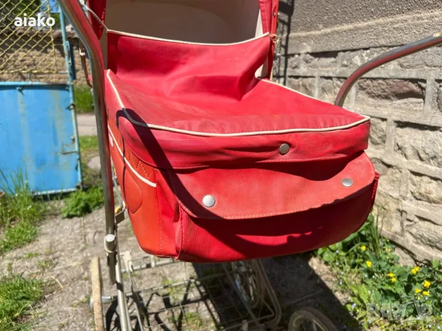 Ретро каляска СССР Бемби бебешка количка , снимка 6 - Други ценни предмети - 50044561