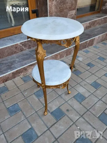 Италианска барокова колона 065, снимка 4 - Етажерки - 47993371