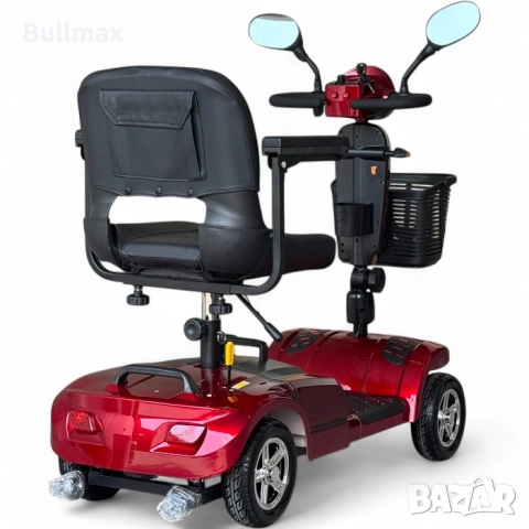  Сгъваема електрическа четириколка N5, Червена, Преносима, снимка 4 - Генератори - 52570118
