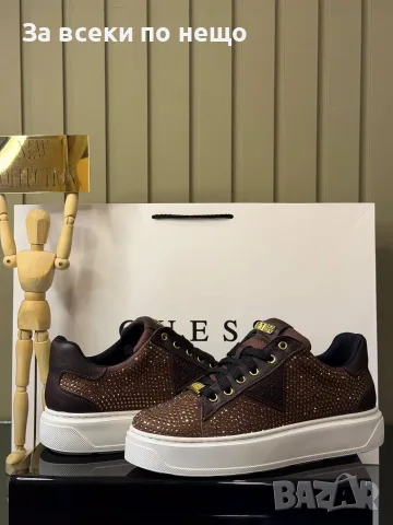 Guess Дамски Маратонки С Кристали👟Дамски Спортни Обувки С Камъни Гес - Различни Цветове Код SEM-10, снимка 4 - Маратонки - 55710304