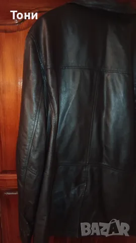 Ново Мъжко Зимно Яке Изцяло от Естествена Кожа XL , снимка 12 - Якета - 49485957