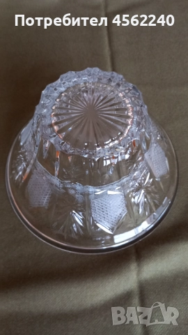 Кристална купа голяма, снимка 5 - Прибори за хранене, готвене и сервиране - 52285509