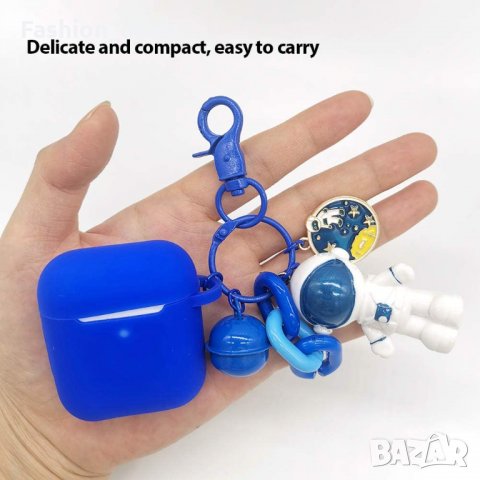 Нов защитен силиконов калъф за корпуса AirPods 2 и 1 с весели висулки, снимка 6 - Други - 33757018
