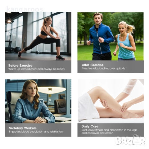 Масажор за крака, лимфен дренаж, AresPro next level, снимка 6 - Масажори - 51573726