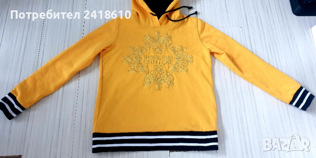 Versace Jeans Couture Embroidered Hoodie Womens Size 38S - M  ОРИГИНАЛ! Дамски Суичър!