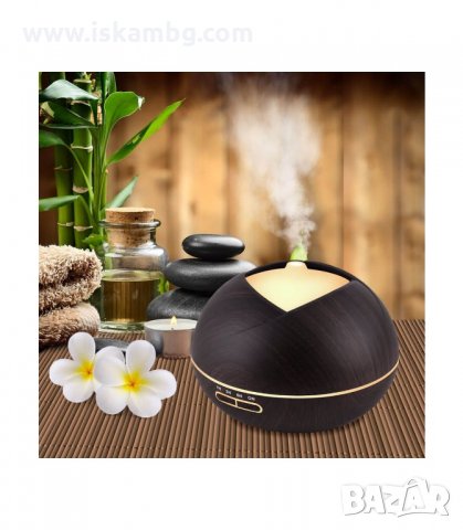 АРОМА ДИФУЗЕР ЗА ЕТЕРИЧНИ МАСЛА 300МЛ. ЗА АРОМАТЕРАПИЯ ОВЛАЖНИТЕЛ ЗА ВЪЗДУХ С ЙОНИЗАТОР - код 25874, снимка 5 - Овлажнители и пречистватели за въздух - 33930480