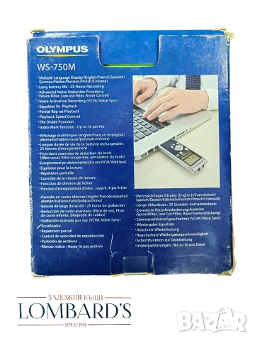 OLYMPUS OLYMPUS WS-750M GREY 4GB, снимка 4 - Друга електроника - 52814974
