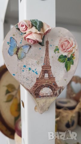 Магнит  " Романтично сърце ", снимка 3 - Декорация за дома - 31581914