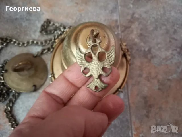 Бронзово кандило , снимка 15 - Антикварни и старинни предмети - 50318642