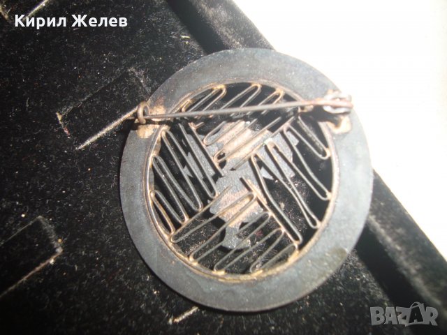 СТАРА КОВАНА МЕДНА ЕТНОГРАФСКА БРОШКА МАЙСТОРСКА ИЗРАБОТКА 8769, снимка 4 - Други - 31283172