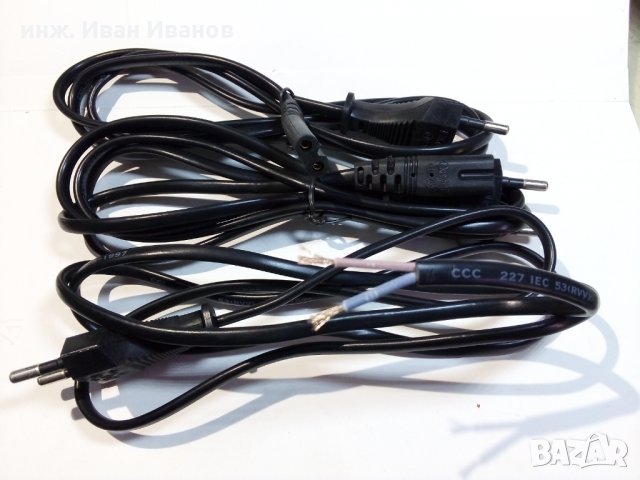Захранващ кабел "осмица" с дължина 1,5 метра., снимка 2 - Друга електроника - 35180331