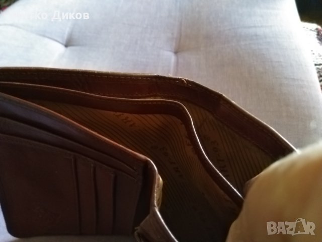 Портфейл Арт 93 страничен 130х105мм естествена кожа, снимка 11 - Портфейли, портмонета - 44149893