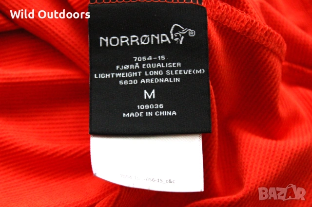NORRONA Fjora Equaliser LW shirt - мъжка спортна горница, размер М, снимка 5 - Спортни дрехи, екипи - 54032092